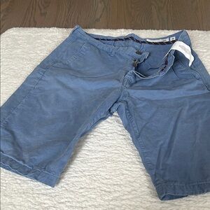 Ben Sherman Light Blue Slim Chino Shorts